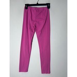 Hanna Anderson Pink Cotton Girls Leggings Sz 12